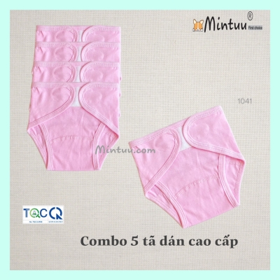Tã dán màu sơ sinh  viền kan sai MINTUU