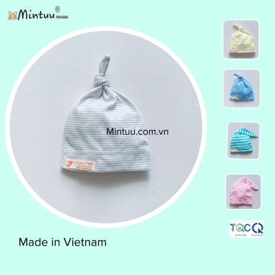 Mũ cây thông sọc màu cho bé MINTUU