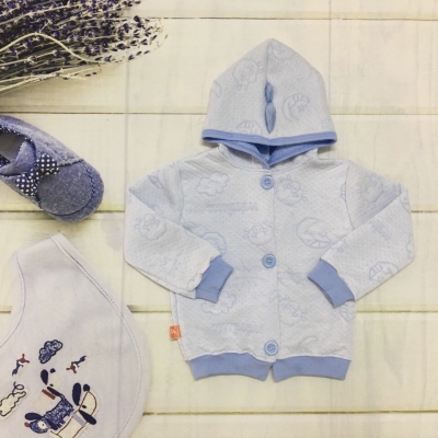 Áo khoác cho bé MINTUU vải cotton trần bông 