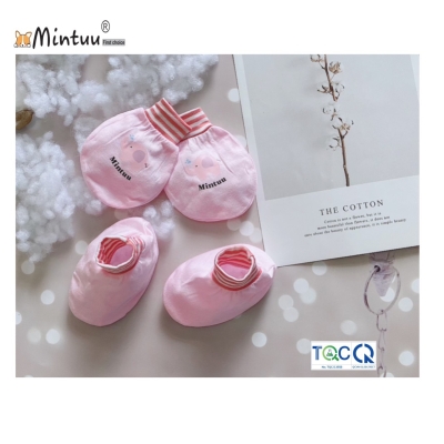 Bộ bao tay chân sơ sinh Newborn vải viscose rayon, cho bé 0-1 tháng, dưới 3.5kg