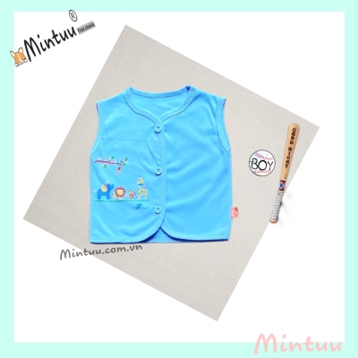 Áo Gile cho bé MINTUU vải cotton trần bông (1)
