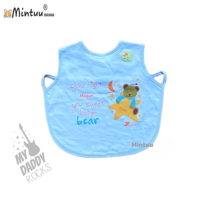 Yếm xỏ dán màu lót nilong MINTUU