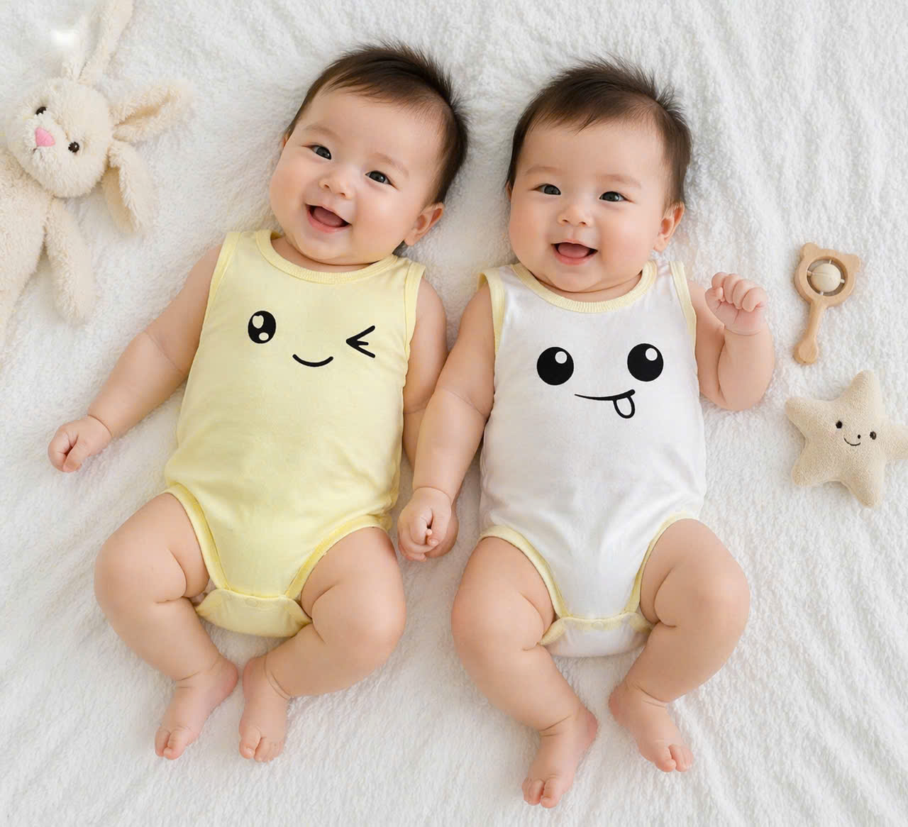 Bộ Đồ Trẻ Em Icon Mặt Cười