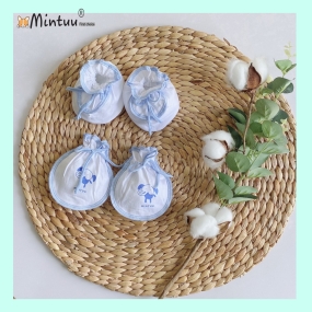 SIÊU SALE - Bao tay chân sơ sinh MINTUU vải 100% cotton