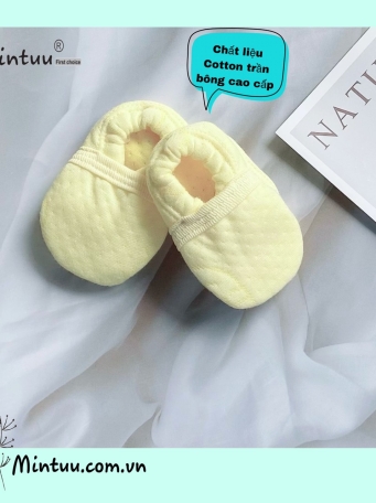 Giày vải cotton trần bông cho bé MINTUU