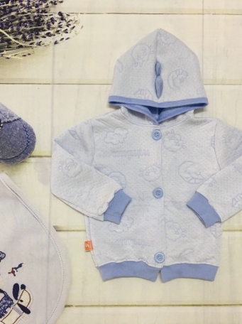 Áo khoác cho bé MINTUU vải cotton trần bông