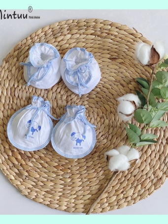 SIÊU SALE - Bao tay chân sơ sinh MINTUU vải 100% cotton