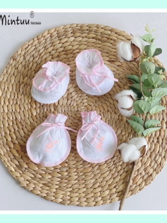 SIÊU SALE - Bao tay chân sơ sinh MINTUU vải 100% cotton