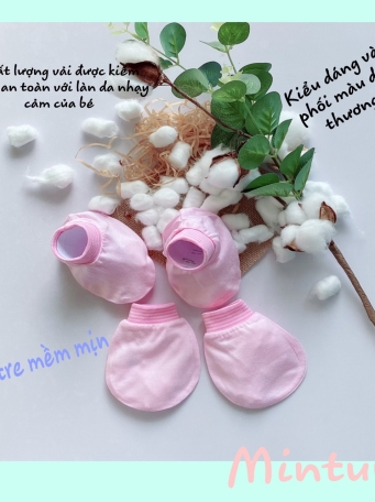 Bao  tay chân bo vải  sợi tre hiệu MINTUU