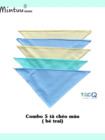 Set 5 tã chéo sơ sinh MINTUU