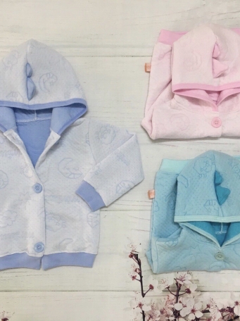 Áo khoác cho bé MINTUU vải cotton trần bông