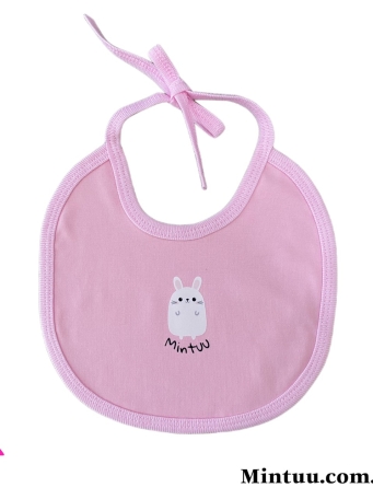 Yếm  ăn  dặm  cột  dây  cho  bé  sơ  sinh  vải  100% cotton  4 chiều | Mintuu.vn
