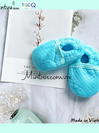 Giày vải cotton trần bông cho bé MINTUU
