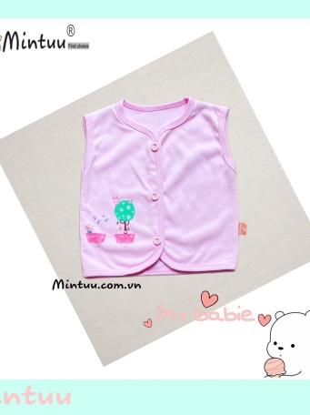 Áo Gile cho bé MINTUU vải cotton trần bông (1)