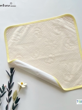 Tấm  lót  chống  thấm  sơ  sinh  MINTUU  vải  cotton  trần  bông