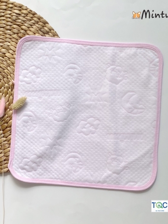 Tấm  lót  chống  thấm  sơ  sinh  MINTUU  vải  cotton  trần  bông