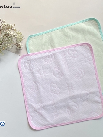 Tấm  lót  chống  thấm  sơ  sinh  MINTUU  vải  cotton  trần  bông
