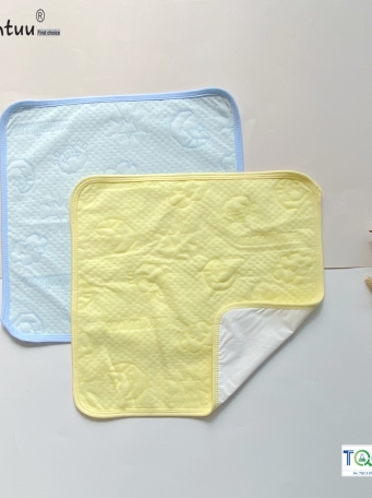 Tấm  lót  chống  thấm  sơ  sinh  MINTUU  vải  cotton  trần  bông