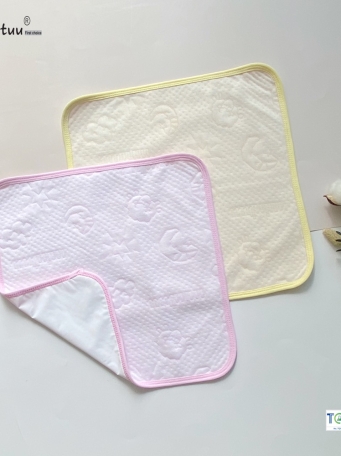 Tấm  lót  chống  thấm  sơ  sinh  MINTUU  vải  cotton  trần  bông