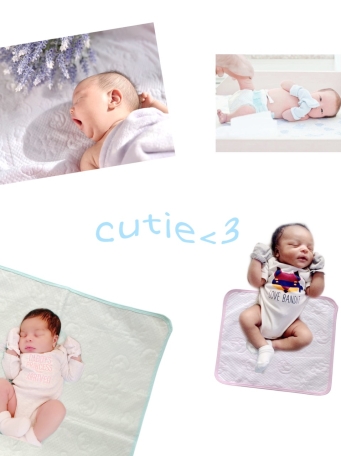 Tấm  lót  chống  thấm  sơ  sinh  MINTUU  vải  cotton  trần  bông