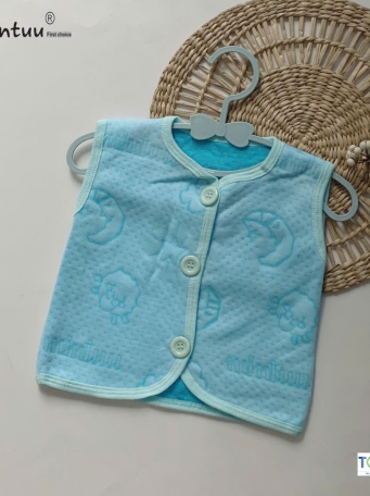 Áo Gile cho bé MINTUU vải cotton trần bông